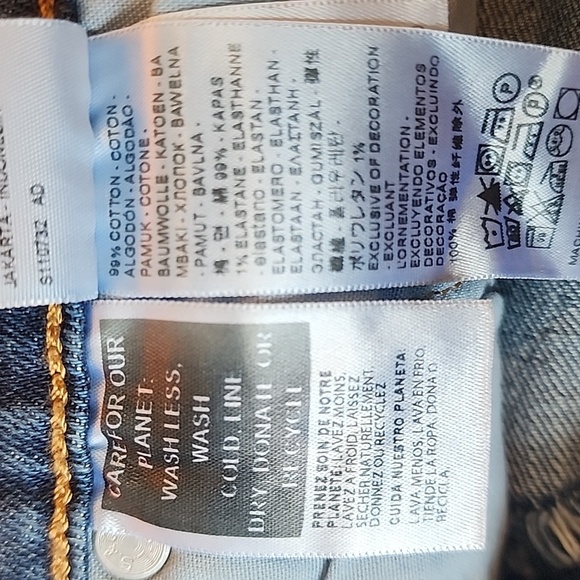 Levi's 501 raw hem button-fly high waist denim shorts 34" waist - Picture 9 of 12